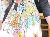Stampe patterns dalla settimana della moda milano