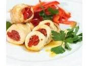 Involtini pollo peperoni scalogno