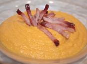 Crema carote kefir speck croccante