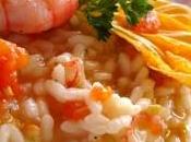 Riso scampi fiori zucca