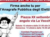 Comitato Anagrafe Pubblica degli Eletti raccolta firme istituire l’Anagrafe Canicattini Bagni