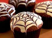 Halloween Muffin 'ragnatela' cioccolato