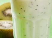 Frullato kiwi, latte menta