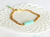 Mint beaded bracelet