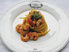 TAGLIOLINI MAZZANCOLLE, PICCADILLY PESTO ricetta pesce