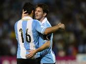 Argentina-Uruguay 3-0, Messi Aguero schiantano Cavani company
