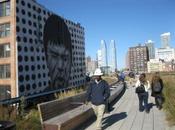 Manhattan, giretto sull’High Line Park, parco creato vecchio binario sopraelevato