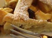 Crostata ripiena crema pasticcera, mele