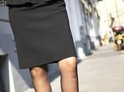 Black (peplum) dress