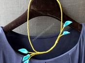 Girocollo "ramo foglie"