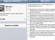 Apple rilascia 6.0.1 iPhone iPad