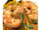 Ricette pesce: gamberi peperoni agrodolce