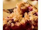 Ricette dolci: crumble mirtilli