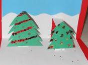 BRICOLAGE: Biglietto natalizio pop-up: alberi