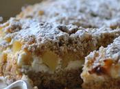 Doppio crumble integrale ricotta bufala pere