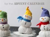 Dentro Calendario dell'Avvento (4): pupazzi neve calzini