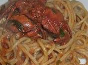 Spaghetti sugo granchi