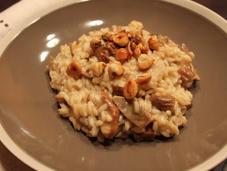 Risotto funghi taleggio nocciole