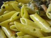Pasta crema rucola salmone