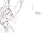 work progress domenicale: Iliade, achille briseide