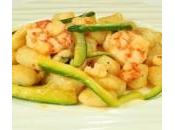 Ricette primi: gnocchi gamberi, zucchine zenzero