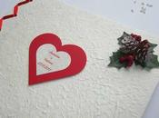 Matrimonio tema inverno: guestbook libro dediche rosso decorato pigne natalizie
