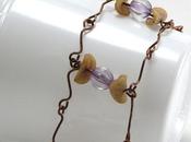 Bracciale rame- Viola