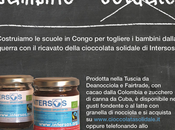 Finte crescentine crema cioccolato. gesto solidarietà.