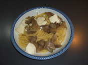 Spaghetti sbrise stracchino