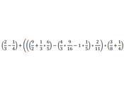 Risolvimi questa espressione frazioni