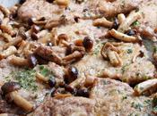 Ecco penultima ricetta Gustissimo ovvero Scaloppine funghi