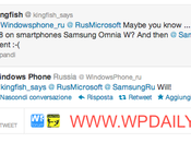 Windows Phone anche Samsung Omnia