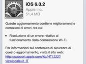 Apple rilascia l’aggiornamento 6.0.2 iPhone iPad mini