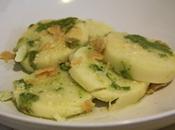 Gnocchi alla romana pesto briciole cialda parmigiano