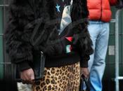 Milano Fashion Week 2013 Street style Animalier skirt