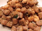 Gnocchi castagne funghi gamberetti