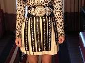 Kardashian wears Fausto Puglisi 2012 Leopard print