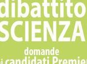 politica risponde alla scienza:le risposte candidati premier alle domande Dibattito Scienza