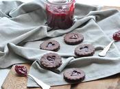 Sablé cacao cuore lamponi