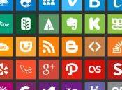 Simple icons icone social gratuite
