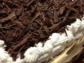 Torta fondente cuore panna