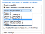Come eseguire Windows programmi modalità windows vista,windows