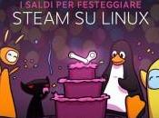 Steam Linux rilasciato ufficialmente: saldi giochi festeggiare l’avvenimento