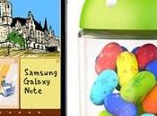Samsung Galaxy Note: tutti dettagli Android 4.1.2 Jelly Bean