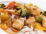 Pollo, riso verdure