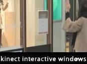 Interactive windows: Manichini teleguidati Kinect