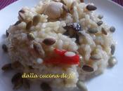 Risotto crema porri seppioline