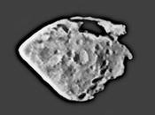 L’asteroide Steins Diamante sulla superficie