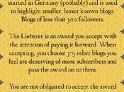 Liebster Blog Award: contributo.