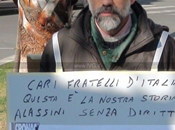 Alassio, Mario Riboldi protesta Savona, dinnanzi alla Provincia